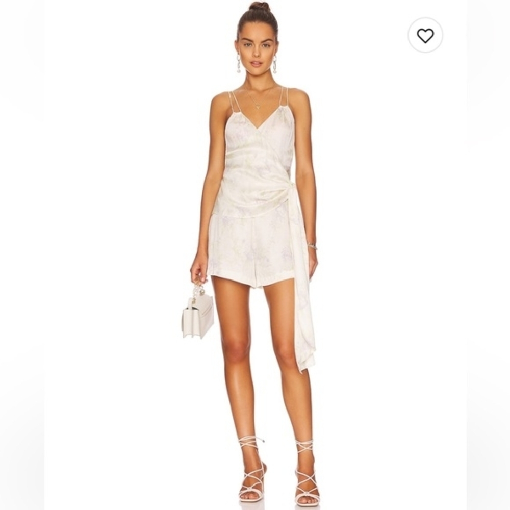 Elegant Wrap Set (Top And Shorts)